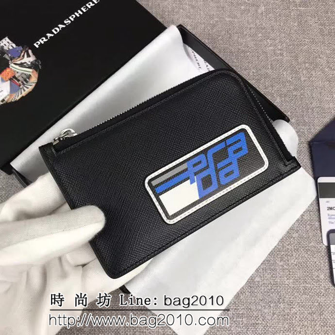 PRADA普拉達 官網同步 2018最新摩登態度系列 男士卡片夾 2MC021 DD1341